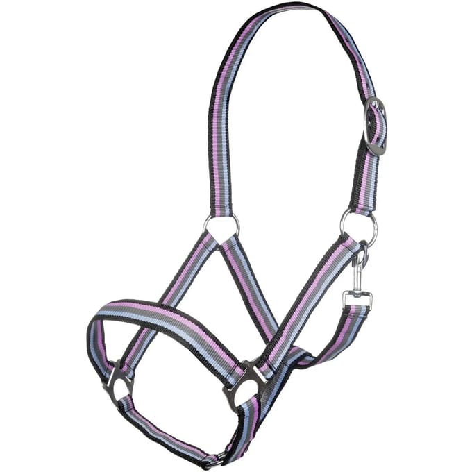 Nylon hoofdstel voor paard HKM Linz