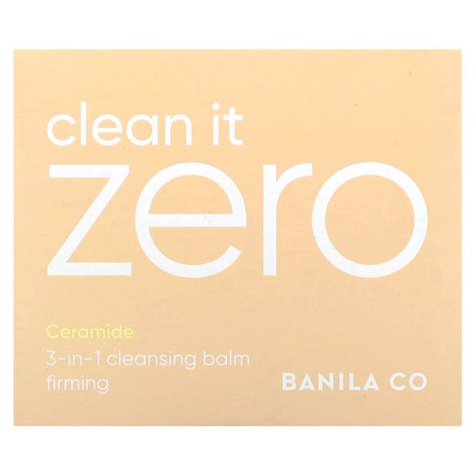 Clean It Zero, 3-in-1 Reinigingsbalsem Verstevigend, Ceramide, 100 ml(3.38 fl oz) beige