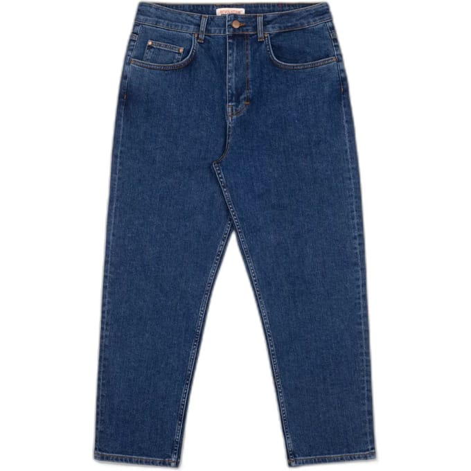 Relaxed fit jeans van stretch organisch katoen Revolution