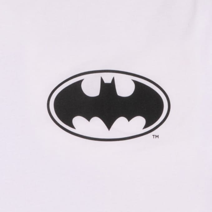 DC Batman Pocket Logo Kids' T-Shirt - White - 110/116 (5-6 jaar)