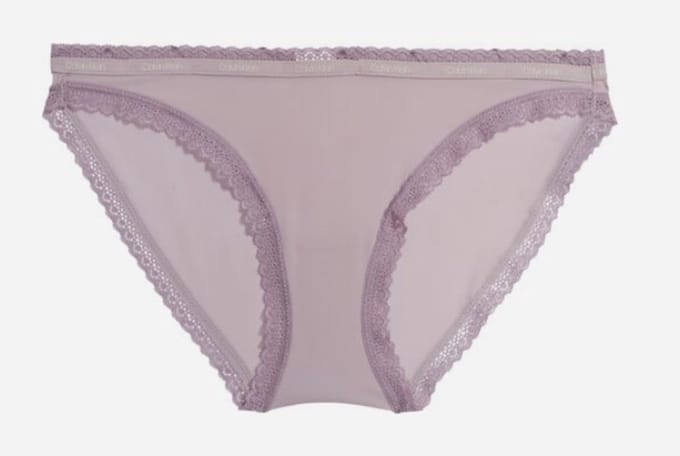 Calvin Klein - Dames Figuur Ondergoed - Roze Kant - Maat S