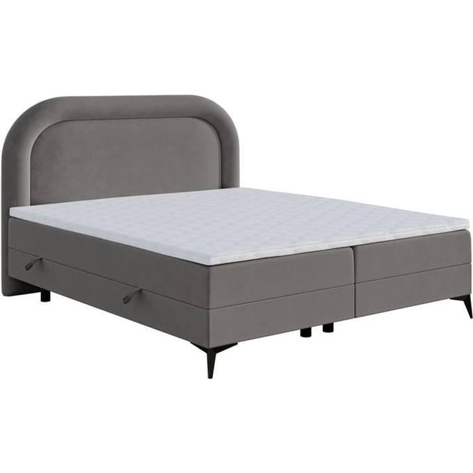 Boxspring Lorena velvet inclusief topper 180 x 200 cm | NADUVI Collection