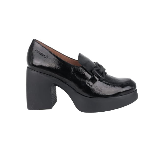 Wonders Frau - dames pump - Zwart - maat 40 (EU) 7 (UK)