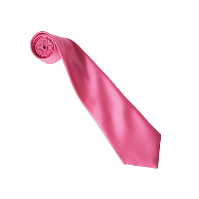 Premier Kleurencollectie Satijnen Stropdas (Fuchsia)