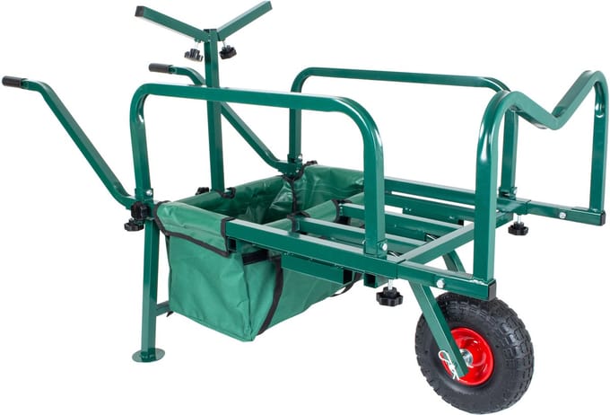 Viskar-transportwagen - 2 wielen - 145x65x55 cm - groen