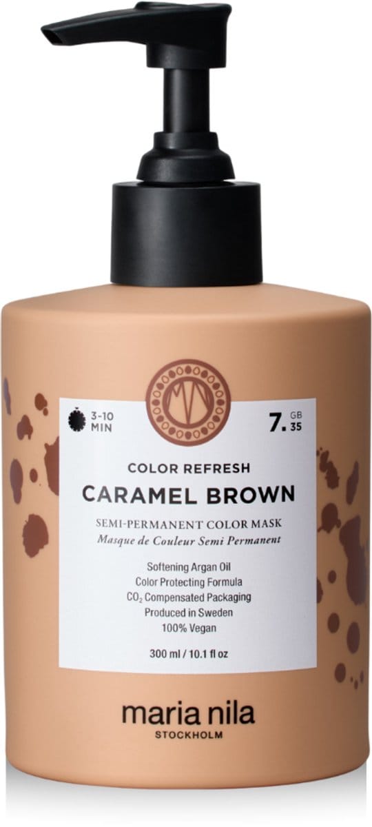 Maria Nila - Color Refresh - 300ml - Caramel Brown 7.35