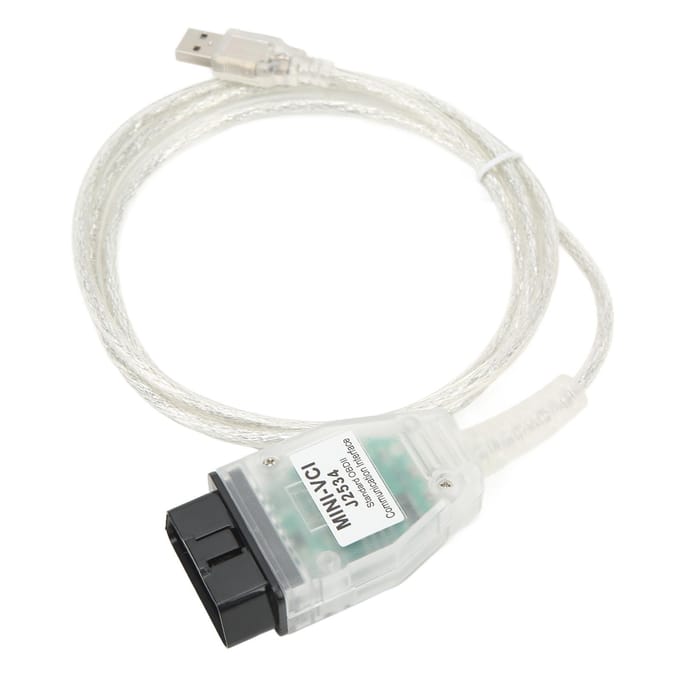 for Win10 Car Diagnostic Cable Precise OBD2 Code Reader Cable for VCI TIS 16pin J2534 V18.00.008 white