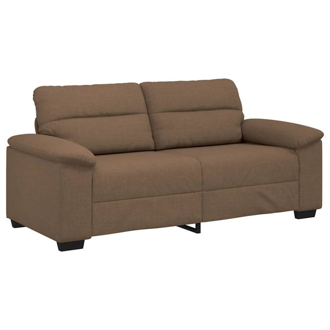 vidaXL - 2-zitsbank - bruin - 180x81x84 - cm - stof