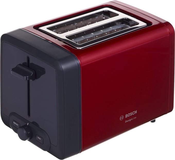 Bosch TAT4P424 - Designline - Broodrooster - Rood