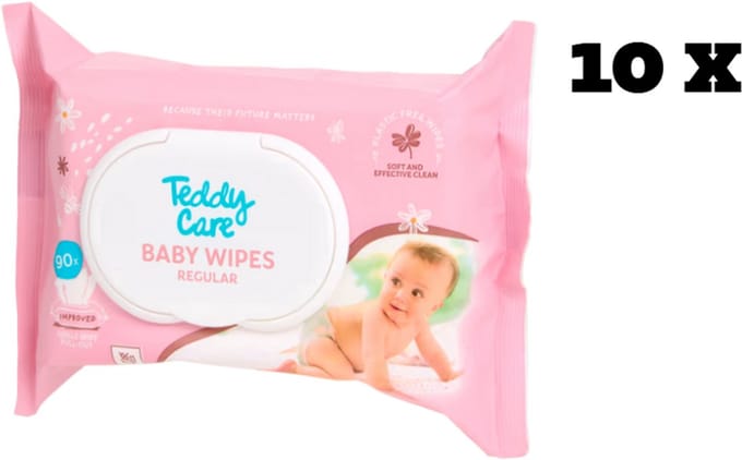 Teddy Care Babydoekjes - 10 x 90 stuks