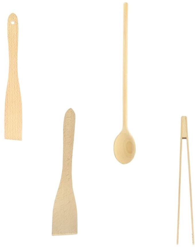 Set van 4 Fackelmann Boisselerie keukengerei