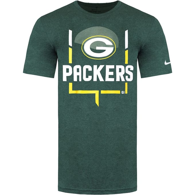 Nike NFL Green Bay Packers Legend Goal Post Heren Groen T-Shirt