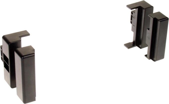 1-DIN Paneel geschikt voor Audi A4 B5 (8D) / A6 C4 (A4) / A8 D2 (4D0 Kleur: Zwart