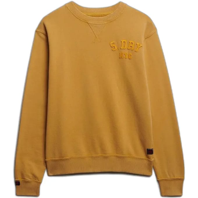 Superdry Vintage Athletic Tonal Crew Sweatshirt Bruin M Man