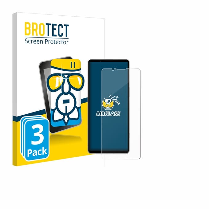 Screenprotector 3 Stuks voor Sony Xperia 5 V Beschermglas transparant