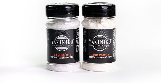Yakiniku - BBQ Accesoire Gietijzer Seasoning & Cleaning Kit - Glas - Multicolor -