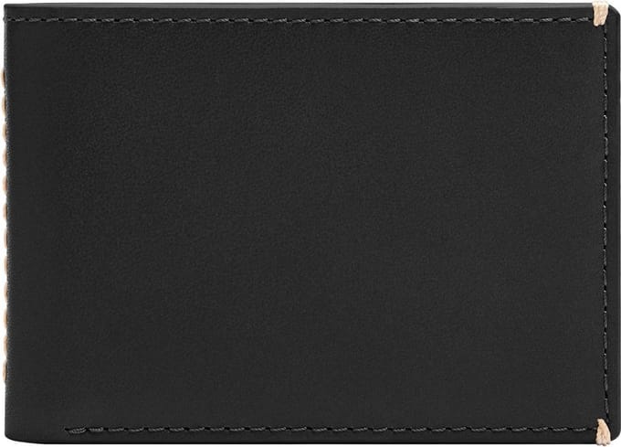 FOSSIL Leren Kaarthoes Westover Wallet Black Zwart
