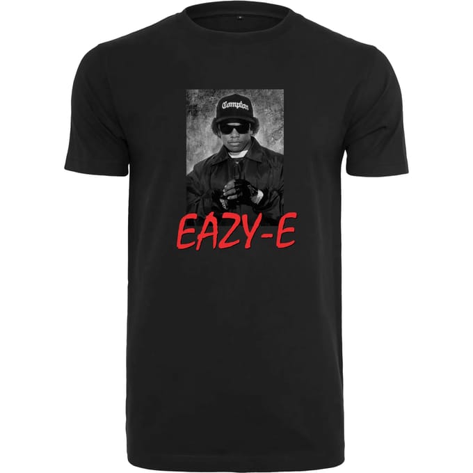 Mister Tee - Eazy E Logo Heren T-shirt - S - Zwart