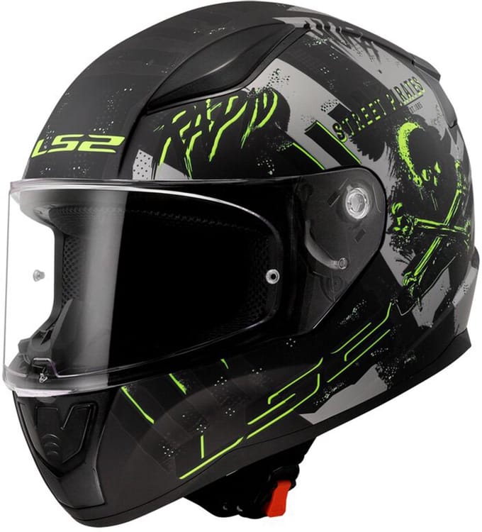 LS2 FF353 Rapid II Pirates M.Titanium 06 Integraalhelm - Maat 2XL - Helm