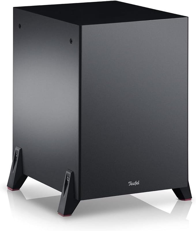 Krachtige Subwoofer - Diepe Bas - Home Cinema - Frontfire Downfire Mogelijk - 25cm Driver - Zwart