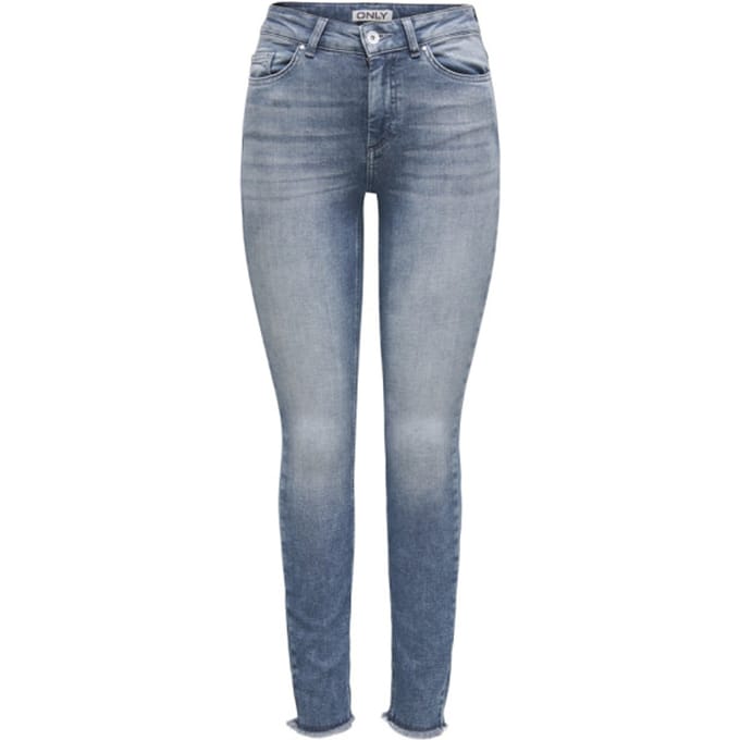 ONLY - ONLBLUSH MID SK ANK RW DNM REA158 - Meisjes - Jeans