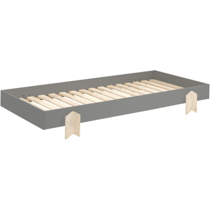 LUCEVI - Modulo Pijl Stapelbare bedden - 4 stuks - Grijs - 90x200 cm