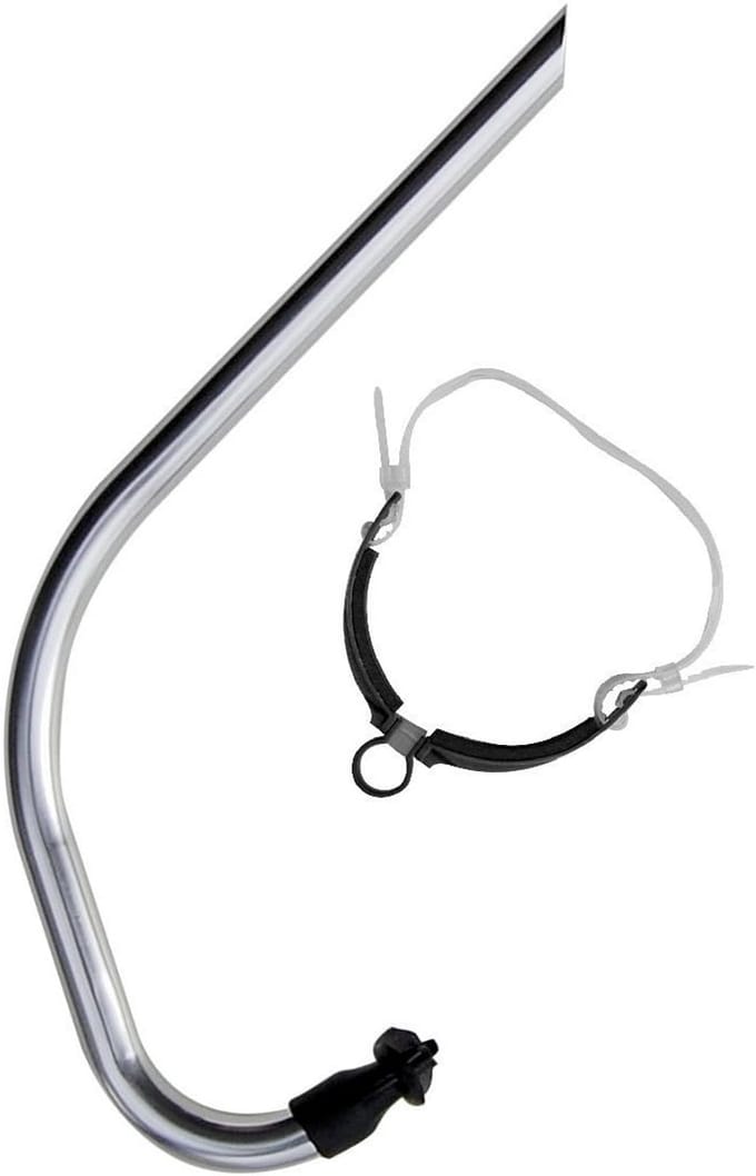 Professionele Snorkel voor Zwemtraining en Wedstrijden - Lichte Aluminium Buis