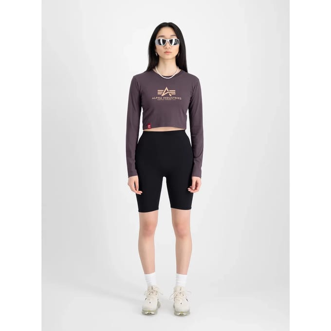 Dames sweatshirt Alpha Industries Basic Cropped
