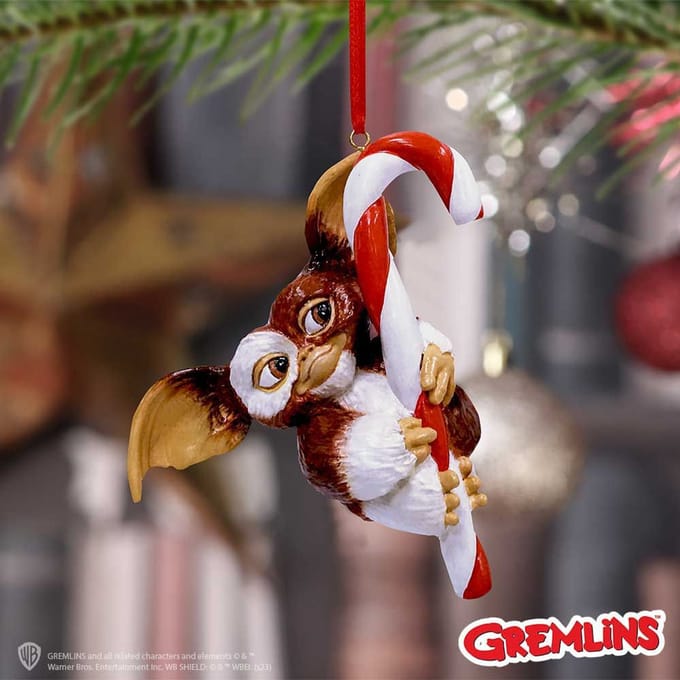 Gremlins Nemesis Now - Gizmo Candy Cane Unisex Kerstballen - Neutraal - Standard