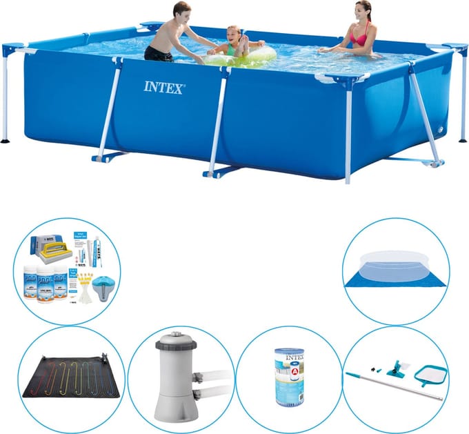 Frame Pool Rechthoekig 300x200x75 cm - 7-delig - Zwembad Pakket