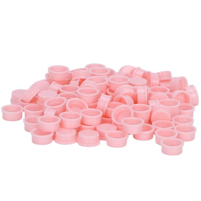 500 pcs Gobelet à colle pour cils greffés Récipient retardateur de colle Outil d'extension pour greffe de cils white