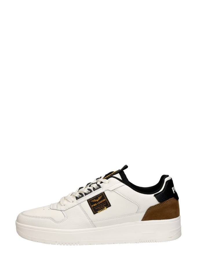 PME Legend Gobbler Sneakers - Leren Sneaker - Heren - Wit - Maat 40