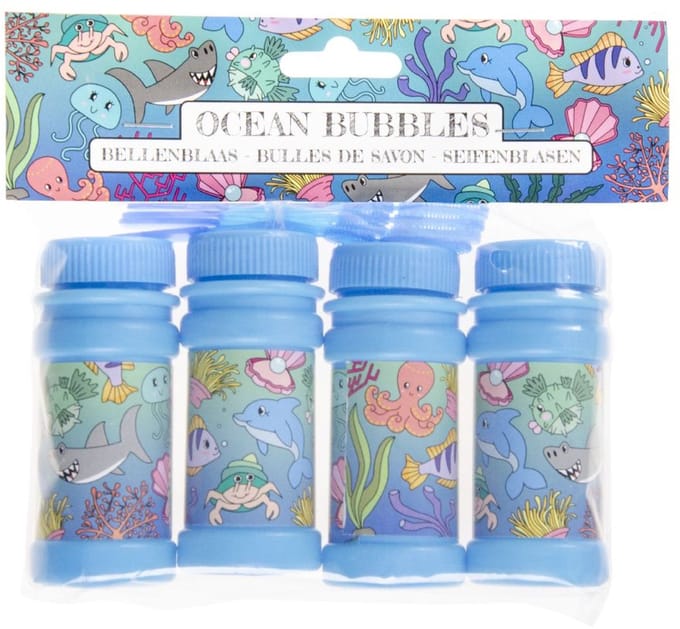 Duckiez Bellenblaas 60Ml Zeedieren - 4 stuks