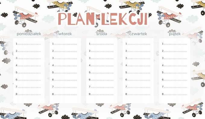 Wallvy - Magnetische Lesplan - 30x17.5cm - Personaliseerbaar - Beschrijfbaar
