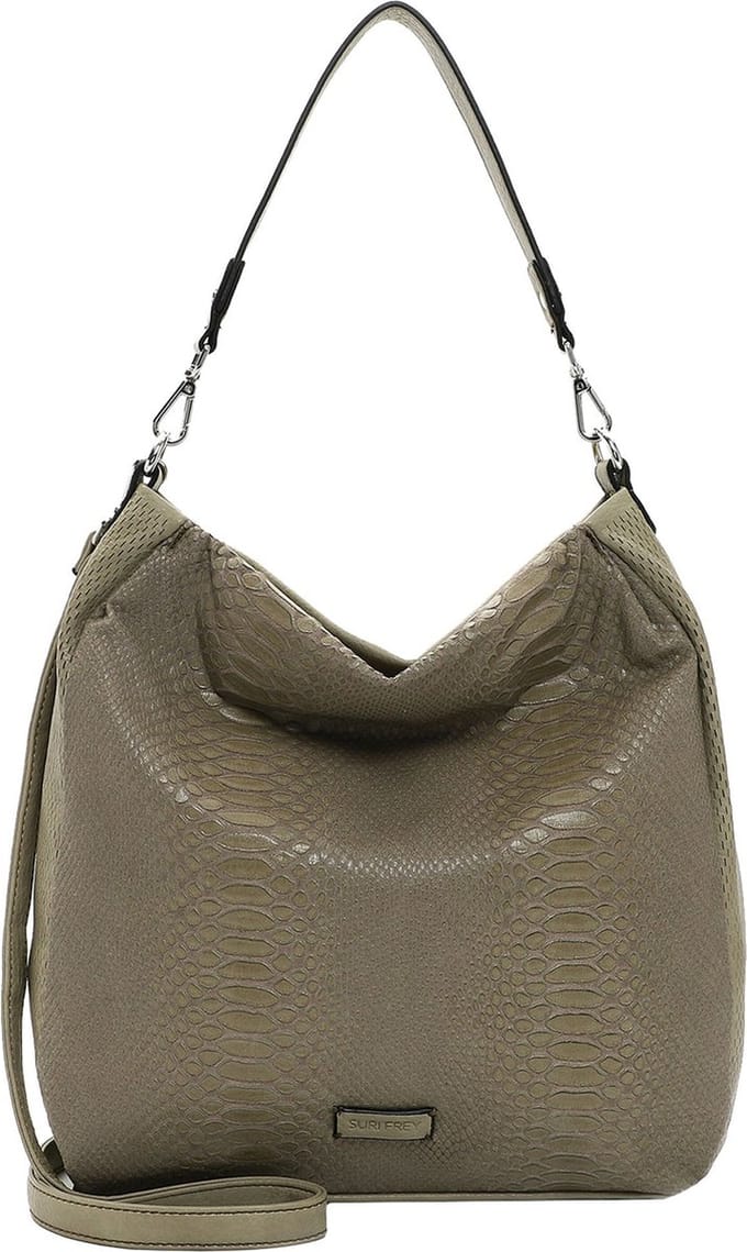 SURI FREY Schoudertas Marcy Hobo Bag Khaki Kaki