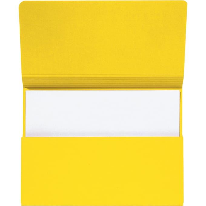 Pocketmap Secolor folio 270gr geel