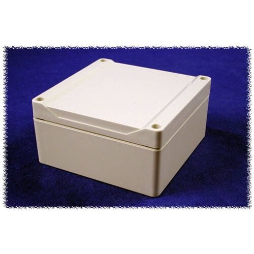 Hammond Electronics 1555NGY Universele behuizing 120 x 120 x 60 ABS Grijs 1 stuk(s)