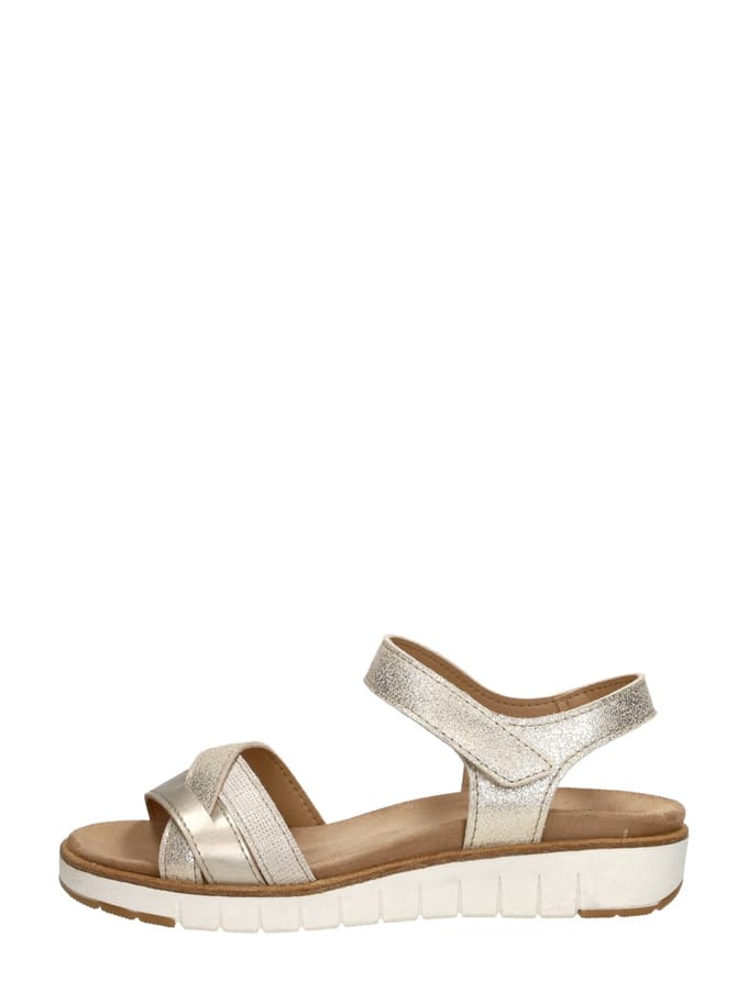 SUB55 Comfort Collection Romi 22 Sandalen Plat - goudkleur - Maat 38