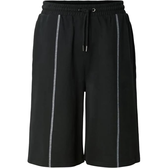 Urban Classics - Contrast Seam Peached Bermuda Korte broek - M - Zwart