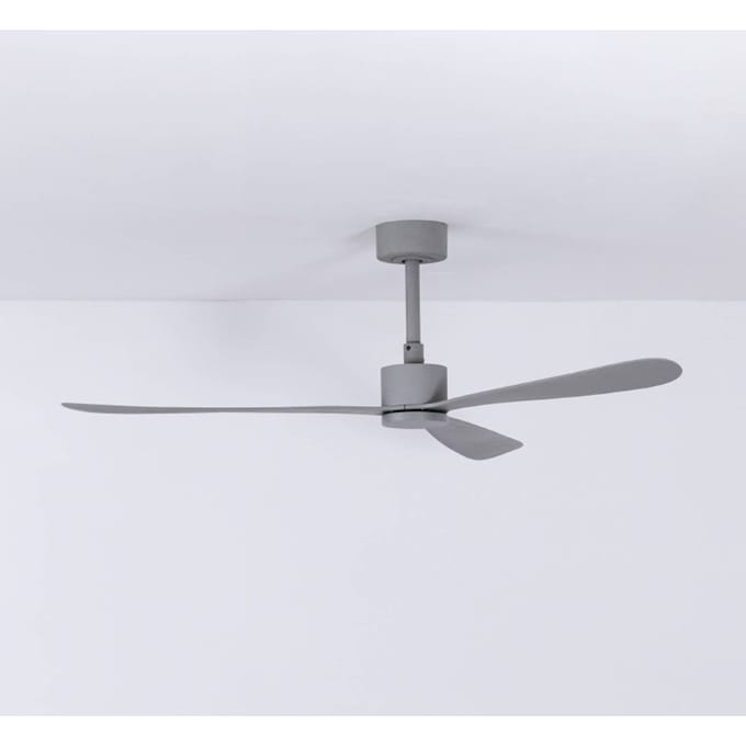 FARO BARCELONA Plafondventilator Amelia, DC-motor, 3 bladen grijs