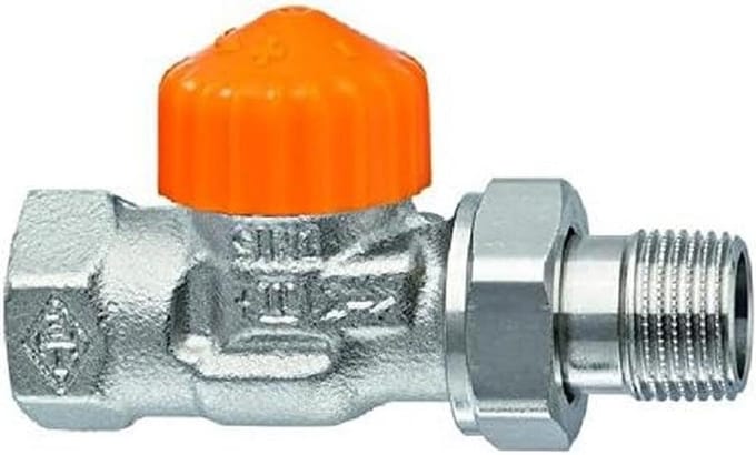 Heimeier Eclipse Onderdeel - Ventielhuis Onderdeel - Centrale Verwarming Installatie - Automatische Flow Controle - 29 cm - Rood
