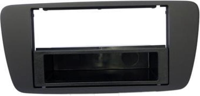 Inbouwframe met bakje Seat Ibiza 08> ABSZWART ANTRACIET