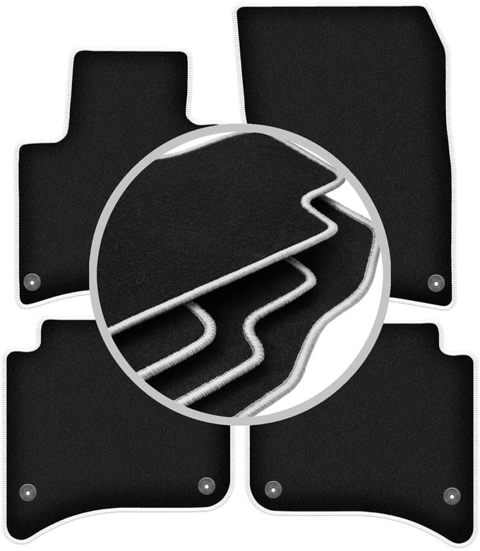 CARLUX-SILVER automatten voor: Porsche Cayenne II SUV (2010-)