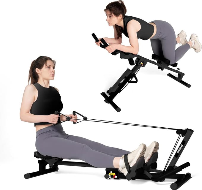 Multifunctioneel 3-in-1 Roeitoestel voor Thuis met Instelbare Intensiteit