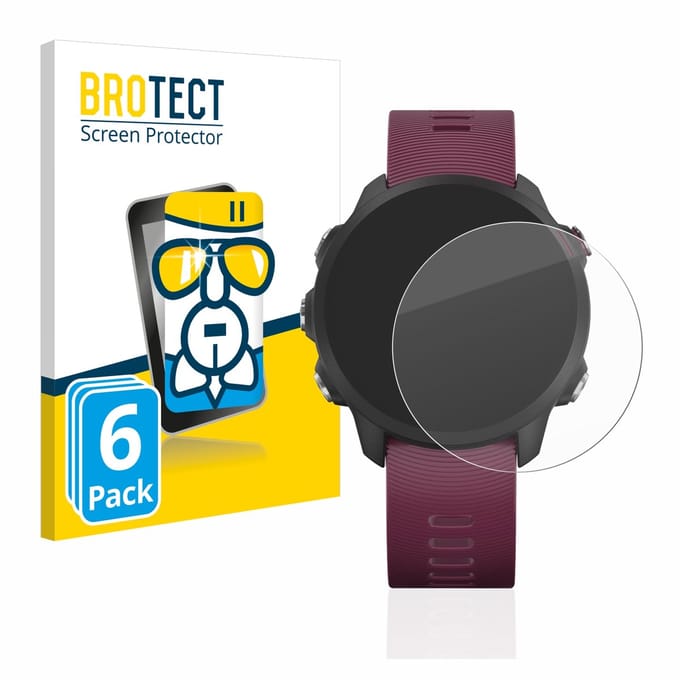Screenprotector 6 Stuks voor Garmin Forerunner 245 / 245 Music / 45 Beschermglas transparant