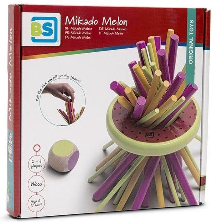 BS Toys Mikado Meloen - 32-delig - Hout