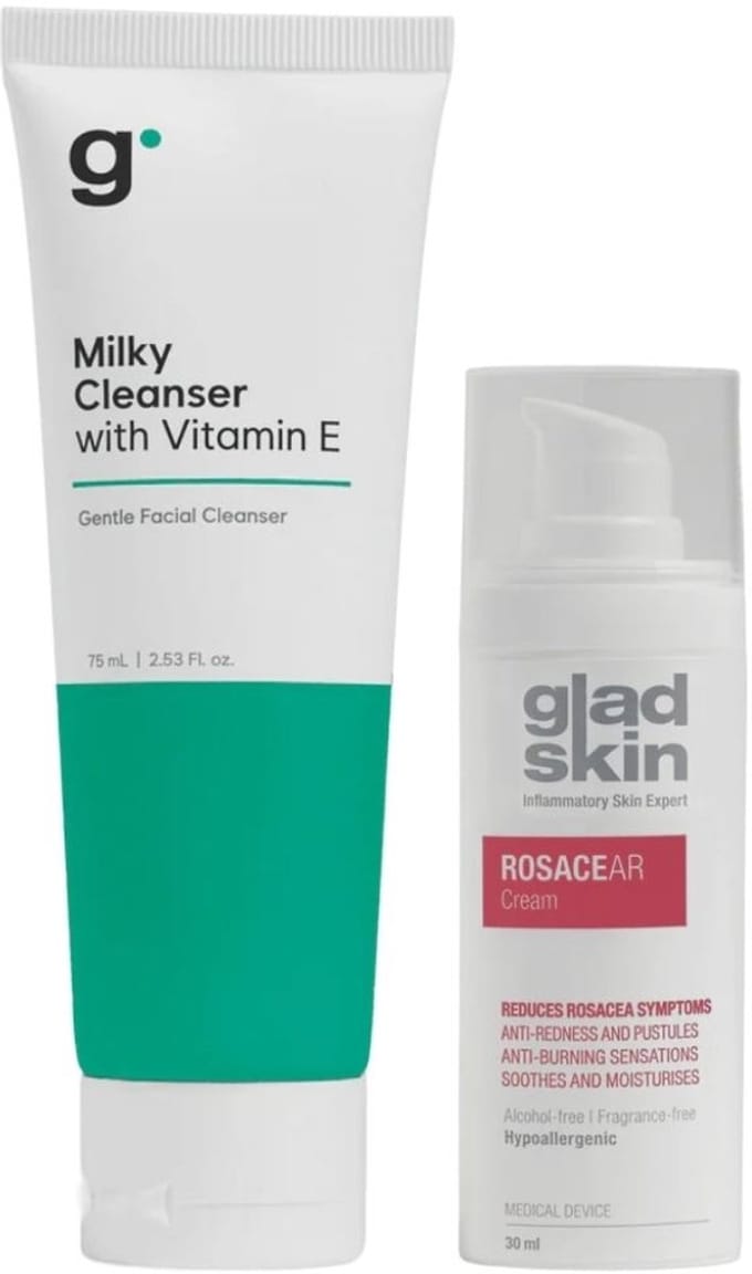 Gladskin - Rosacear Face Care Set - 75+30ml
