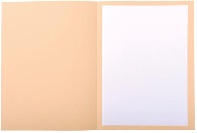 Exacompta 5x FOREVER 220 Pak 50 bedrukte dossiermappen 220g/m2 - 24x32cm voor A4. - Gems - 435002E