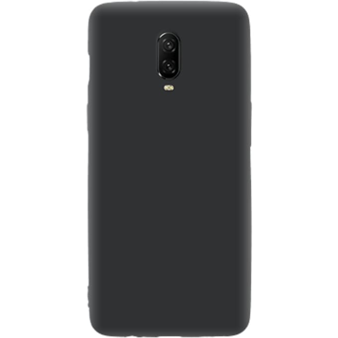 OnePlus 6T TPU Back Cover - Zwart
