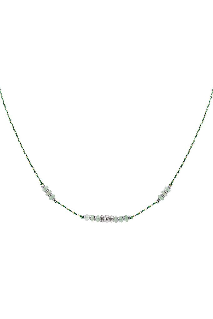 Ketting natuurstenen groene Natuursteentjes